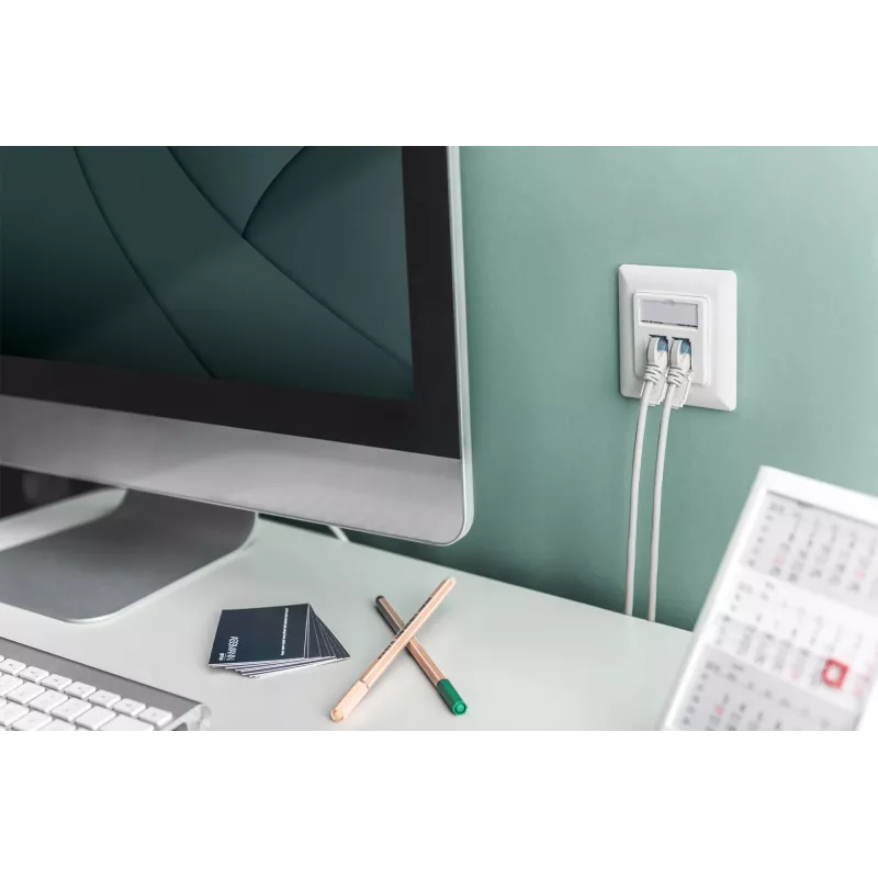USB 2.0 Keystone modulis su 16 cm kabeliu Digitus DN-93402