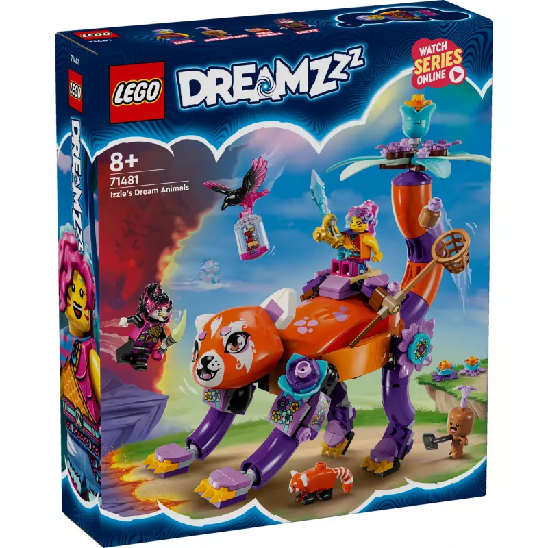 LEGO konstruktorius LEGO DREAMZzz Izzie Dream Animals 71481 – kolekcinis žaidimo rinkinys