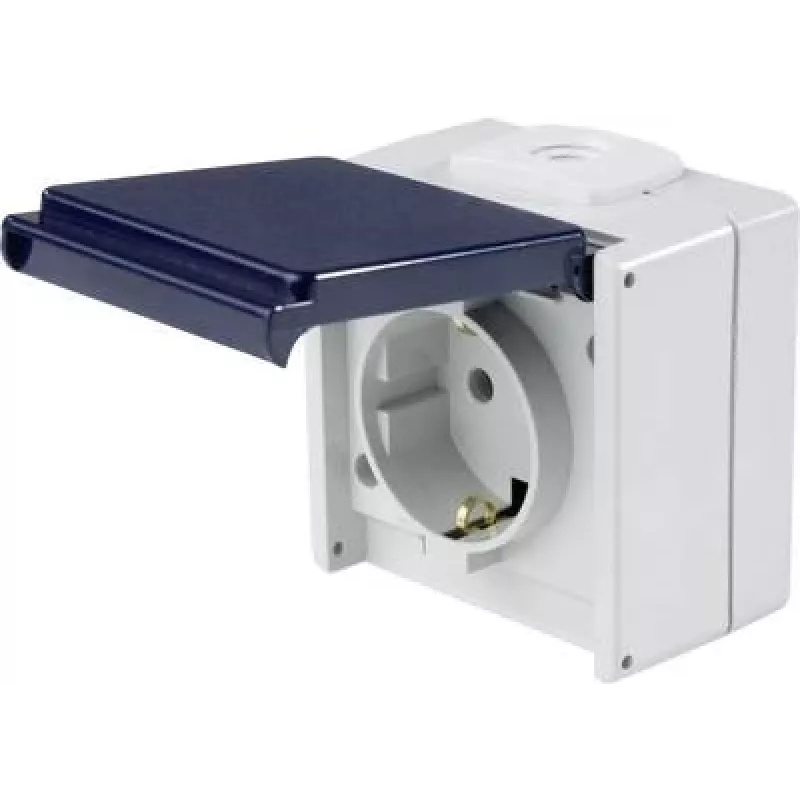as - Schwabe 62460 paviršinio montavimo kištukinis lizdas IP54 (62460)