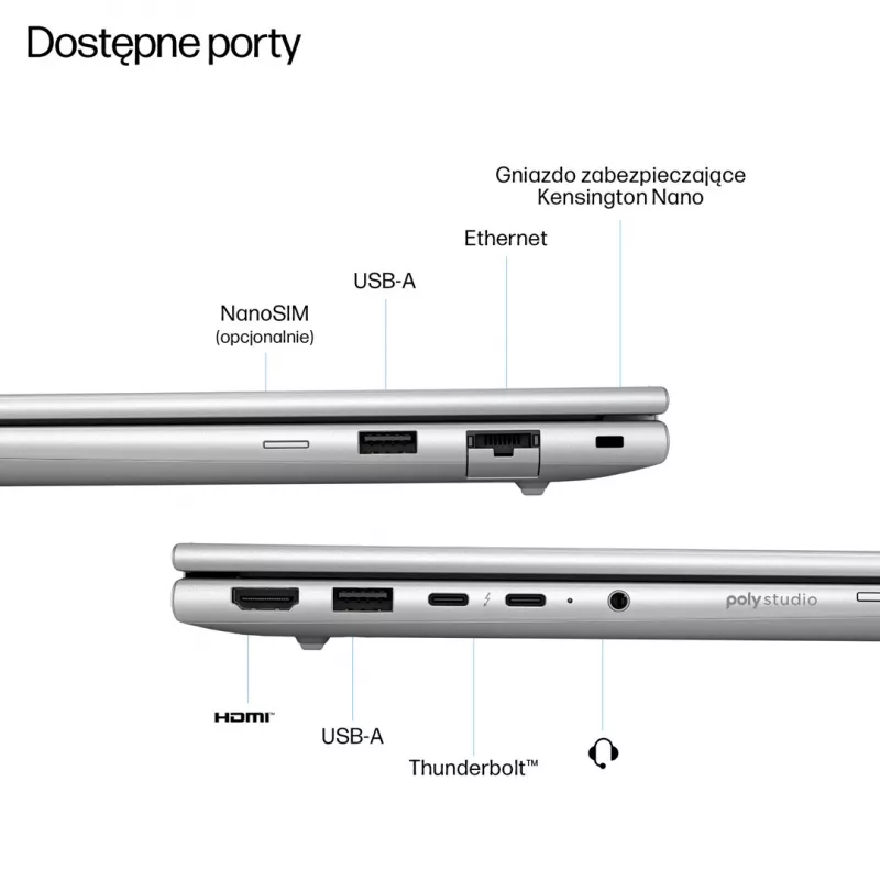 HP EliteBook 6 G1i Ultra 5 225U 14.0WUXGA IPS 400nits Eye Ease AG 24GB DDR5 5600 SSD512 Arc Cam 5Mpx 56Wh W11Pro Pike sidabrinis aliuminis 3Y OnSite