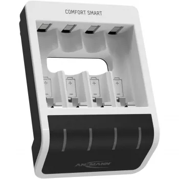 Baterijų įkroviklis Ansmann Comfort Smart buitiniams akumuliatoriams USB