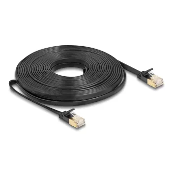 Tinklo kabelis DeLOCK RJ45 Cat.6A kištukas į kištuką U/FTP 10 m juodas