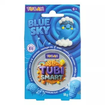 Modelinio molio TUBAN Tubi Smart – Blue Sky, 50 g