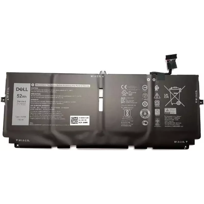 DELL FP86V nešiojamojo kompiuterio dalis Baterija