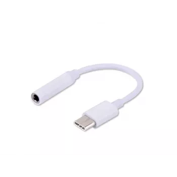 SAVIO USB Type 3.1 C (M) – Jack 3.5mm (F) garso adapteris Balta AK-35