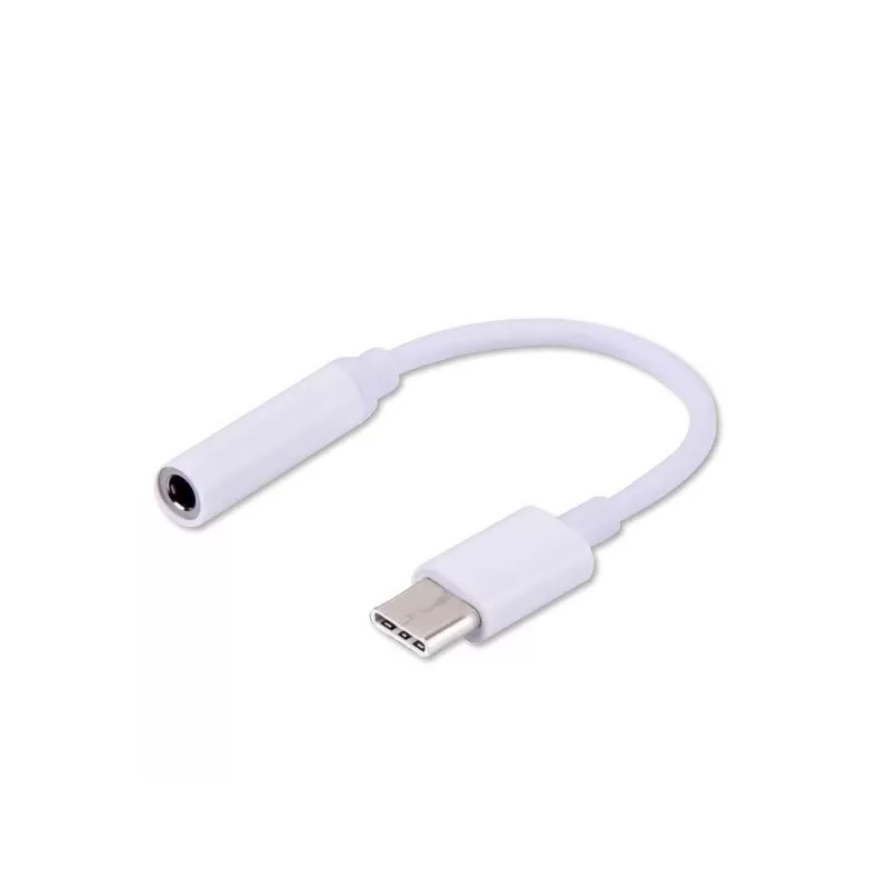 SAVIO USB Type 3.1 C (M) – Jack 3.5mm (F) garso adapteris Balta AK-35