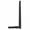 USB Wi‑Fi adapteris LANBERG NC-0300-WIE, USB 2.0, dvi išorinės antenos 5 dBi, WLAN 300 Mbps, Ethernet/WLAN, juodas