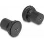 DeLOCK USB 2.0 Type Micro-B į USB 2.0 Type Micro-B įmontuojama jungtis juoda