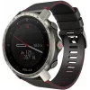 Polar Grit X Pro - Titanium - Sportinis laikrodis su dirželiu - perforuota oda - pilka - Dirželio dydis: M/L - Ekranas 3 cm (1,2 colio) - Bluetooth - 41 g (90085777)