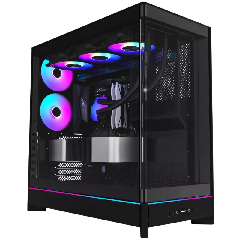 Montech HS02 PRO Midi Tower Juoda