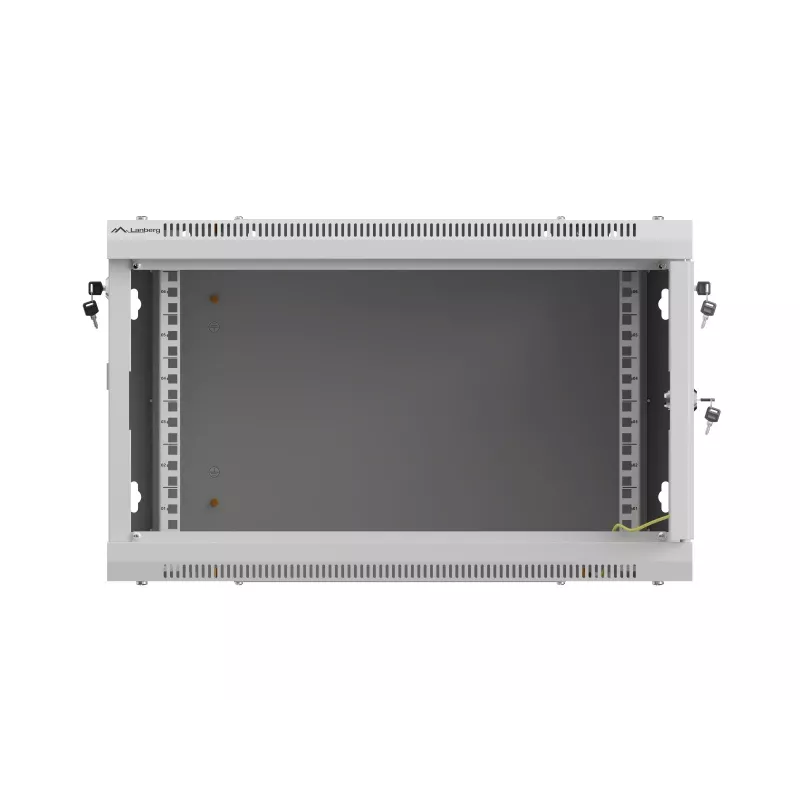 Rack spinta 19 inch 6U 600x600 pilka perforuota
