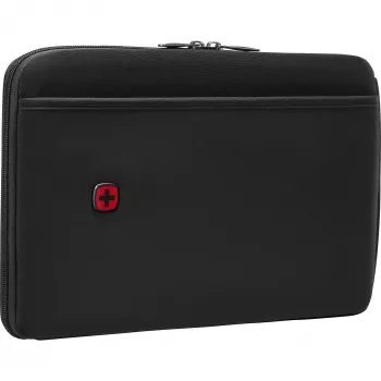 Laptop Neoprene Sleeve Wenger BQ 12–13 inch Juoda — fits 12–13 inch laptops
