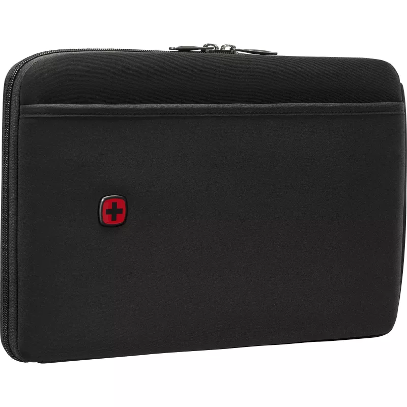 Laptop Neoprene Sleeve Wenger BQ 12–13 inch Juoda — fits 12–13 inch laptops