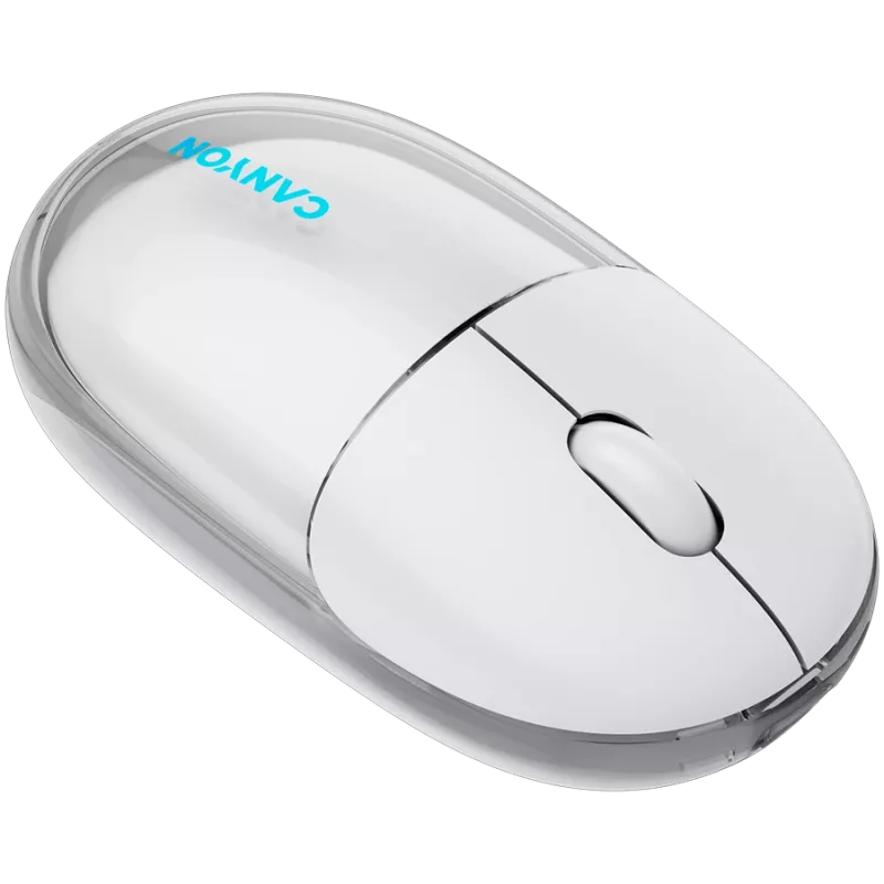 CANYON pelė OnClick 24 BT/ Wireless Transparent/White