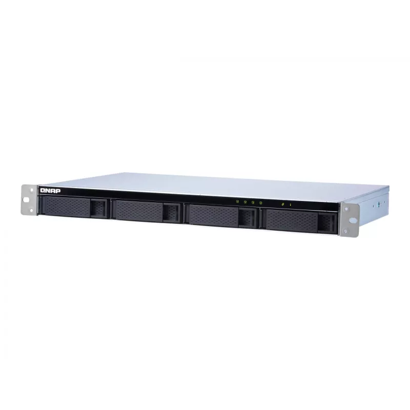 QNAP TL-R400S saugojimo diskų korpusas HDD/SSD korpusas juoda, pilka 2,5/3,5 colio