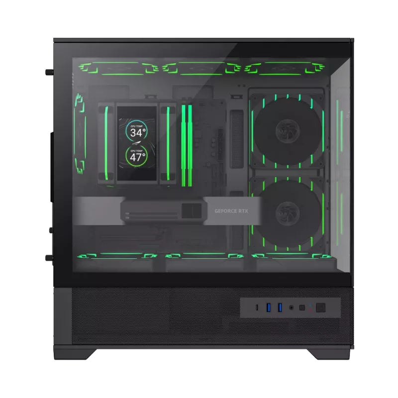 Gamemax korpusas | VISTA 2 MB | M-ATX