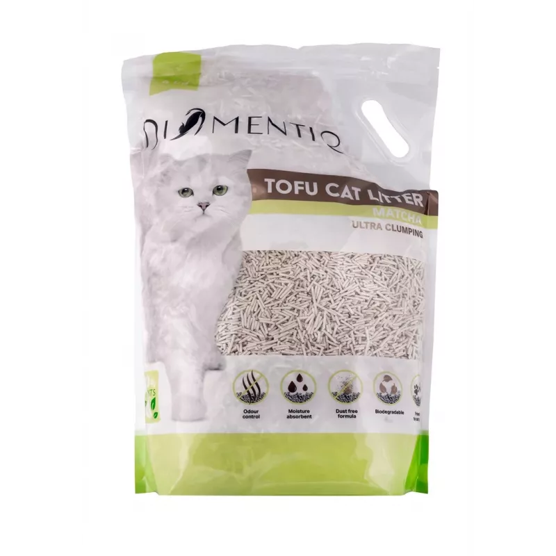 DIAMENTIQ Tofu Matcha Ultra limpantis - augalinis kraikas - 4kg