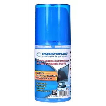 Ekrano valymo rinkinys ESPERANZA ES121, skirtas LCD/TFT/Plazminiams ekranams, 200 ml