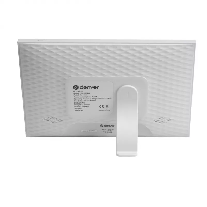 Denver PFF-1012 skaitmeninis nuotraukų rėmelis Baltas 25,6 cm (10,1) Jutiklinis ekranas Wi-Fi