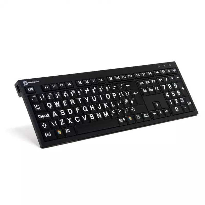 Logickeyboard VZ-230247 juoda