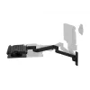 Klaviatūros spaustukas Ergotron LX Pro Wall klaviatūra Arm juodas aliuminis