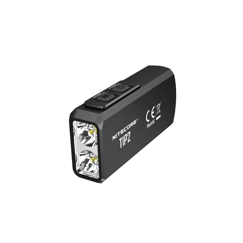 Rankinis žibintuvėlis Nitecore TIP2 — 720 lm, ličio jonų, 55 val. veikimo laikas, 38,3 g, juodas
