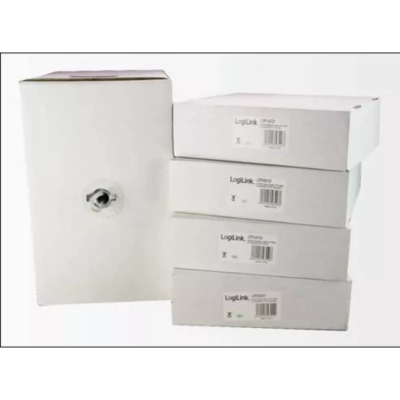 Tinklo kabelis LogiLink CPV0014 RJ45 Cat5e 100 m smėlio spalvos