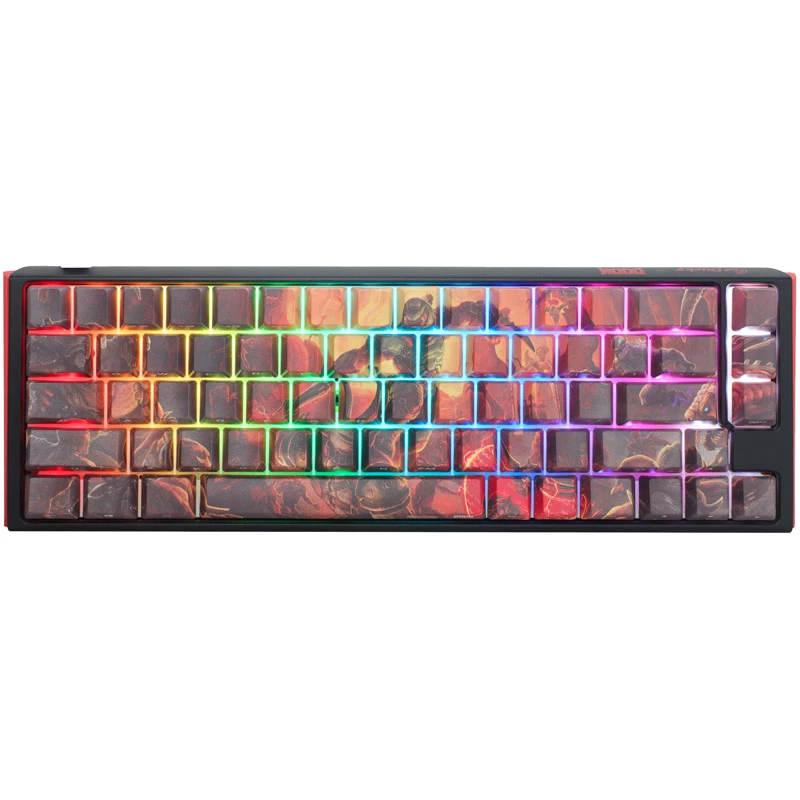 Ducky One 3 SF Doom Limited Edition klaviatūra, žaidimų, USB, QWERTY, UK English, įvairiaspalvė