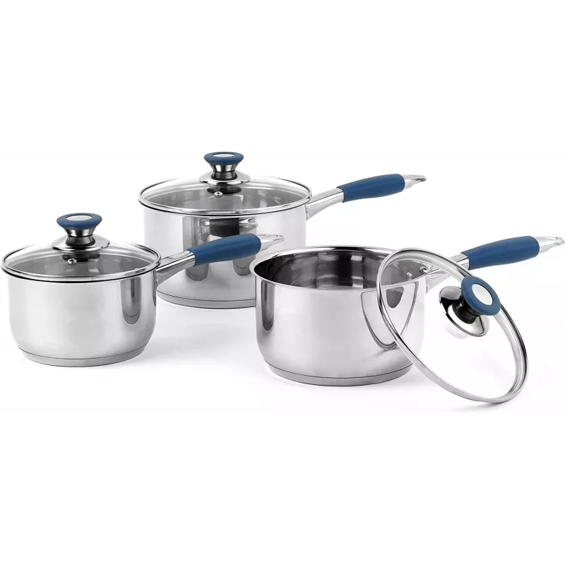 Viryklės indų rinkinys Russell Hobbs RH01178EU 3 dalių, mėlynas