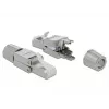 Laido jungtis DeLOCK 86476 RJ-45 Pilka