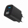 Mobiliųjų įrenginių įkroviklis Gembird TA-UC-PDQC30LCD-BK-01 Greitas įkrovimas Juodas