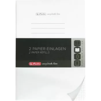 Rašymo sąsiuvinis Herlitz my.book A5 40 lapų juodas baltas