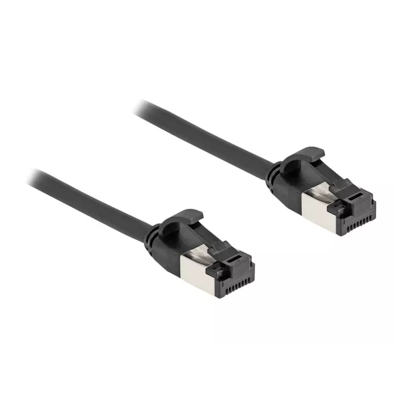 Tinklo kabelis DeLOCK RJ45 laidas kištukas į kištuką Cat.8.1 2 m juodas
