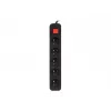 Maitinimo ilgintuvas Lanberg PS1-05E-0300-BK 3 m 5 AC lizdai Vidinis Baltas