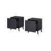 Naktinis staliukas cama meble NOVA 44×40×52 cm, 1 stalčius, tamsiai mėlynas matinis