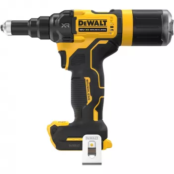 DeWALT DCF403NT-XJ elektrinis kniedijimo įrankis Juoda, Geltona 2,4;3,2;4;4,8 mm 10000 kN