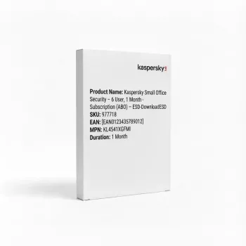 Kaspersky Small Office Security – 6 User, 1 Month - Subscription (ABO) – ESD-DownloadESD