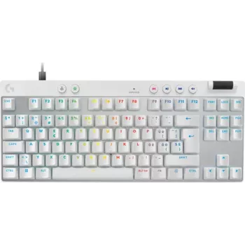 Logitech G PRO X RAPID Žaidimų klaviatūra - TKL - Mechaninė - QWERTZ (CH) - Balta (920-013286)