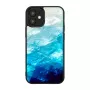 iKins apsauginis dėklas Apple iPhone 12 mini — mėlynas ežeras su juodais akcentais