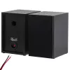 Mini Hi-Fi stereosistema Adler AD 1917 — Bluetooth V5.3, CD/USB/MP3, 2×25W RMS, FM imtuvas, 4 juostų ekvalaizeris, AUX, juoda