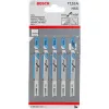 Pjūklelio peiliukas Bosch T 118 A greitapjūvis plienas HSS 5 vnt.