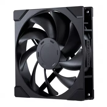 Phanteks M25 Gen2 140 mm PWM korpuso ventiliatoriai – 3 vnt. rinkinys, juodi