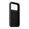Mobiliojo telefono dėklas Nomad Rugged Leather Case, skirtas Apple iPhone 17 Pro, oda/TPU/PC/aliuminis, tinka 16 cm (6,3 colio) ekranams, juodas