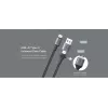 USB Type-C 2-in-1 laidas Orsen S8, 5A, 1,5 m (greitas įkrovimas / duomenys)