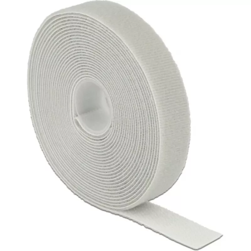 Kabliukų ir kilpų užsegimas DeLOCK 18280 Pilka 20mm 5m