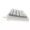 Mechaninė TKL žaidimų klaviatūra XTRFY K5 RGB — be skaitmenų bloko, permatoma / balta