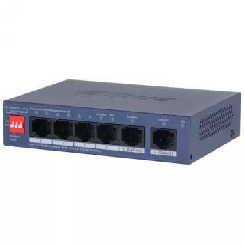 Komutatorius DAHUA CS4006-4GT-36 PoE 4 prievadų modelis CS4006-4GT-36