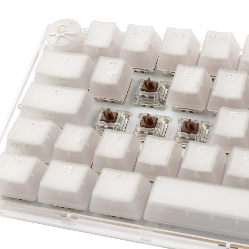 Ducky One 3 Mini klaviatūra, žaidimams, USB, balta