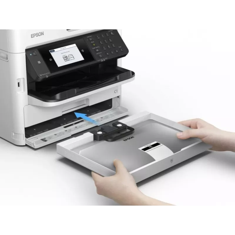 Epson WorkForce Pro WF-M5799DWF spausdintuvas rašalinis nespalvotas MFP A4, skaitiklis nuo 100 000 iki 180 000 (naudotas)
