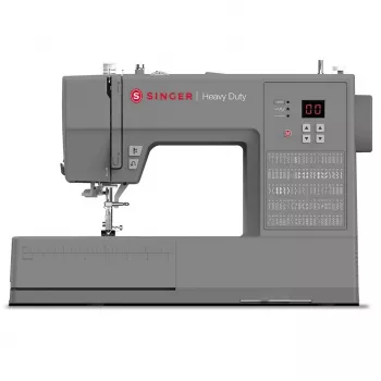 Automatinė siuvimo mašina SINGER HD6605 — elektrinė, vieno žingsnio kilpa, laisvoji rankovė, pilka, 6 kg